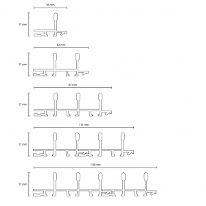 Excellent glazen schuifwanden | Hoogte tot 230cm x Breedte 380cm