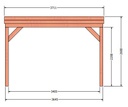 Casa veranda | 375 x 330 cm