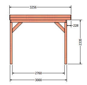 Casa veranda | 730 x 330 cm