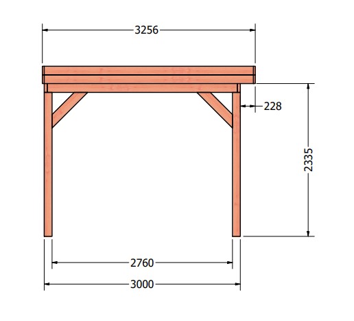 Casa veranda | 485 x 330 cm