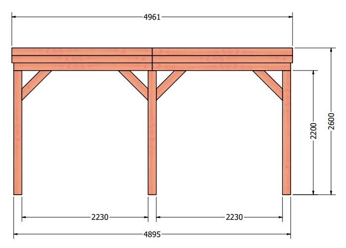 Mensa veranda | 500 x 400 cm