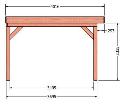 Mensa veranda | 740 x 400 cm