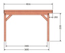 Refter veranda | 600 x 400 cm