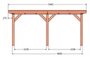 Florance veranda 545 x 425cm