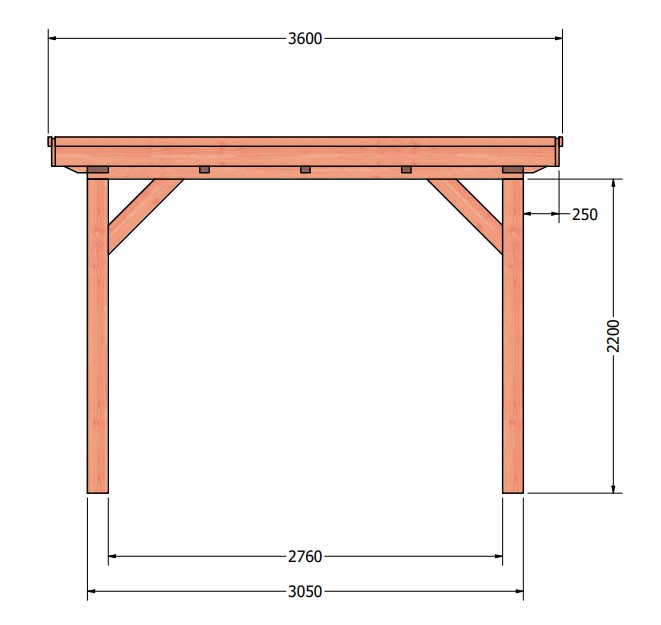 Florance veranda 425 x 360cm