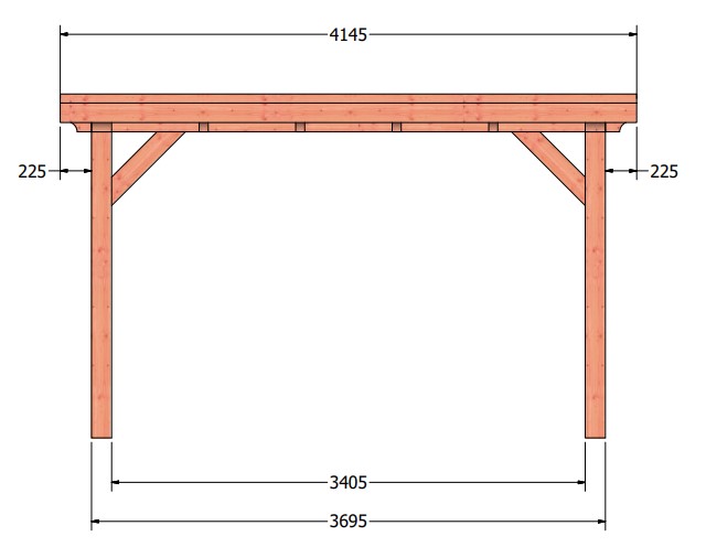 Siena veranda | 415 x 350 cm