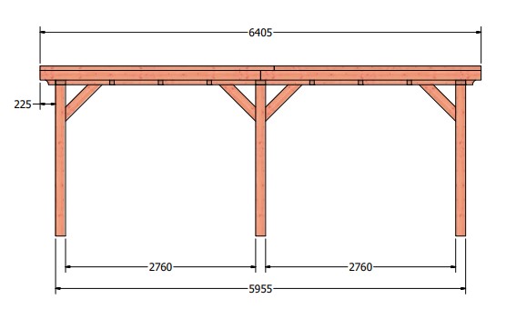 Siena veranda | 640 x 350 cm