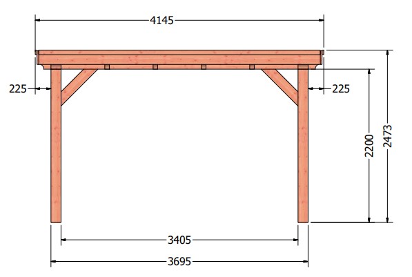 Siena veranda | 640 x 415 cm