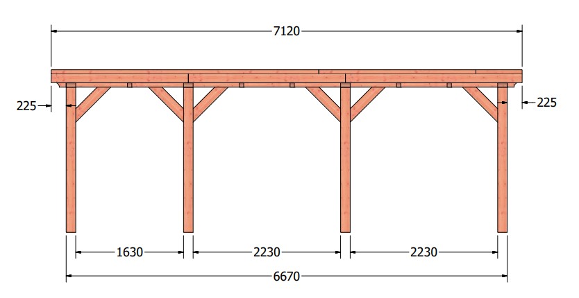 Siena veranda | 715 x 415 cm