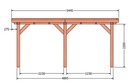 Toscane XL veranda | 545 x 545 cm