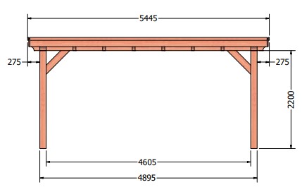 Toscane XL veranda | 785 x 545 cm