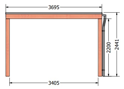 Palermo veranda | 545 x 370 cm