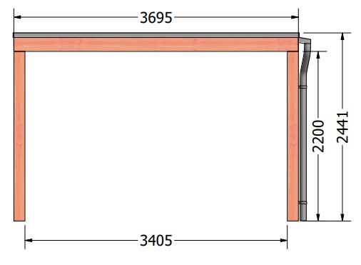 Palermo veranda | 610 x 370 cm