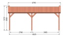 Zadeldak Betula | 680 x 350 cm
