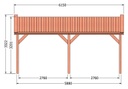 Zadeldak Betula | 615 x 415 cm