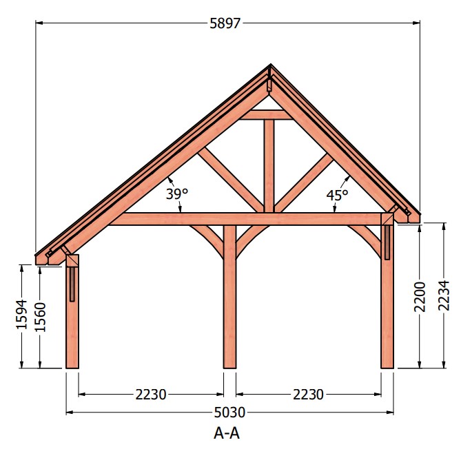 Kapschuur de Hofstee XXL | 785 x 595