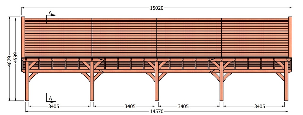 Kapschuur de Hofstee XXL | 1505 x 595