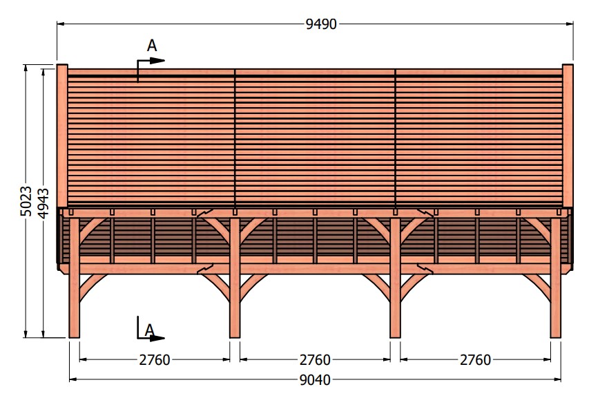 Kapschuur de Hofstee XXL | 950 x 720