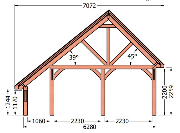 Kapschuur de Hofstee XXL | 1250 x 720