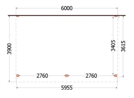 Aanbouwveranda Ancona | 600 x 390 cm