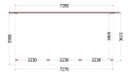 Aanbouwveranda Ancona | 735 x 390 cm