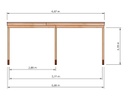 BasicLine Classic veranda 600cm breed