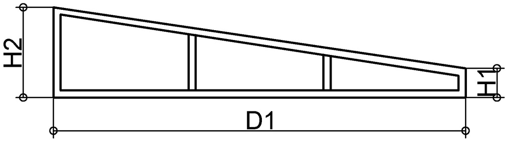 Aluminium Spiekozijn met glas