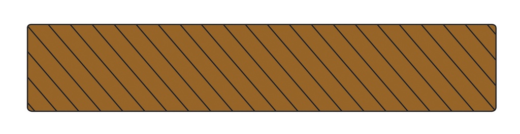 FiberDeck WPC kantplank | 2.3x13.8x300cm