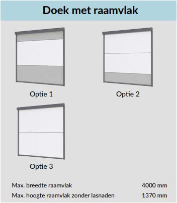 Electrisch screen met ZIP | 201-250cm breed