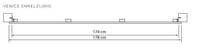 Strada Elan | 178cm breed en 2 hoogtes