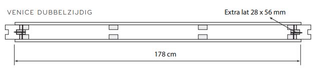 Strada Elan | 178cm breed en 2 hoogtes