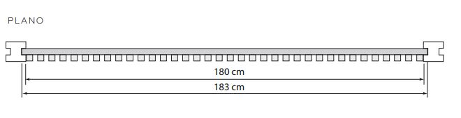 Strada Elan | 178cm breed en 2 hoogtes