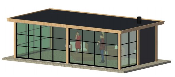 Metallook glazen schuifwanden | Breedte tot 700cm x Hoogte tot 250cm | Dubbel schuivend