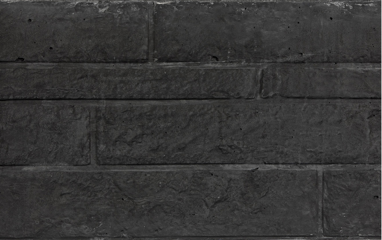 Keruing hardhout | hout en beton | antraciet | enkel | rotsmotief | icl. plaatsing