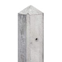 Nobifix | hout en beton | wit/grijs | dubbel | rotsmotief | icl. plaatsing