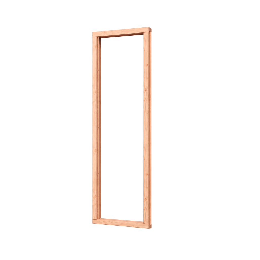 Vast raam zijlicht | enkelglas bovenlicht raam | 156x53cm | onbehandeld douglas