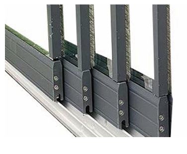 Basic glazen schuifwand | 3 rail | breedte 234 t/m 297cm