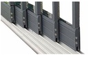 Basic glazen schuifwand | 3 rail | breedte 234 t/m 297cm