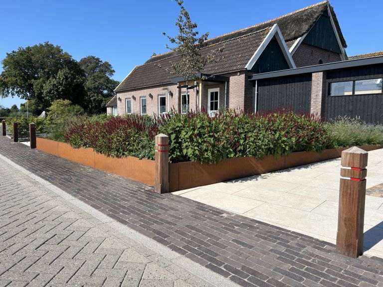 Luxe Corten hoge borderrand | 3 hoogtematen