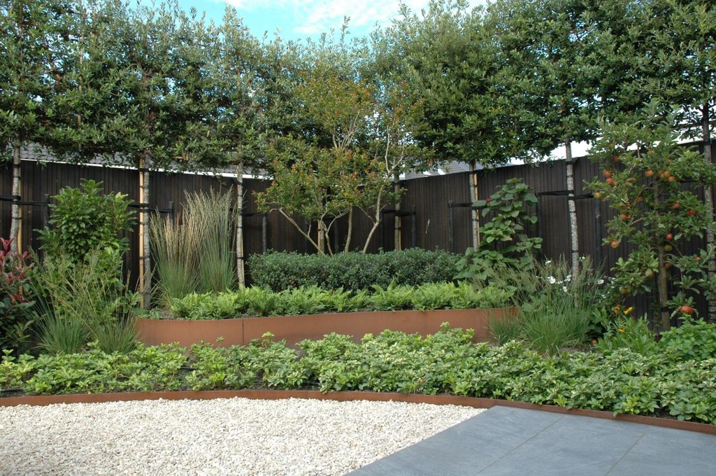 Luxe Corten hoge borderrand | 3 hoogtematen