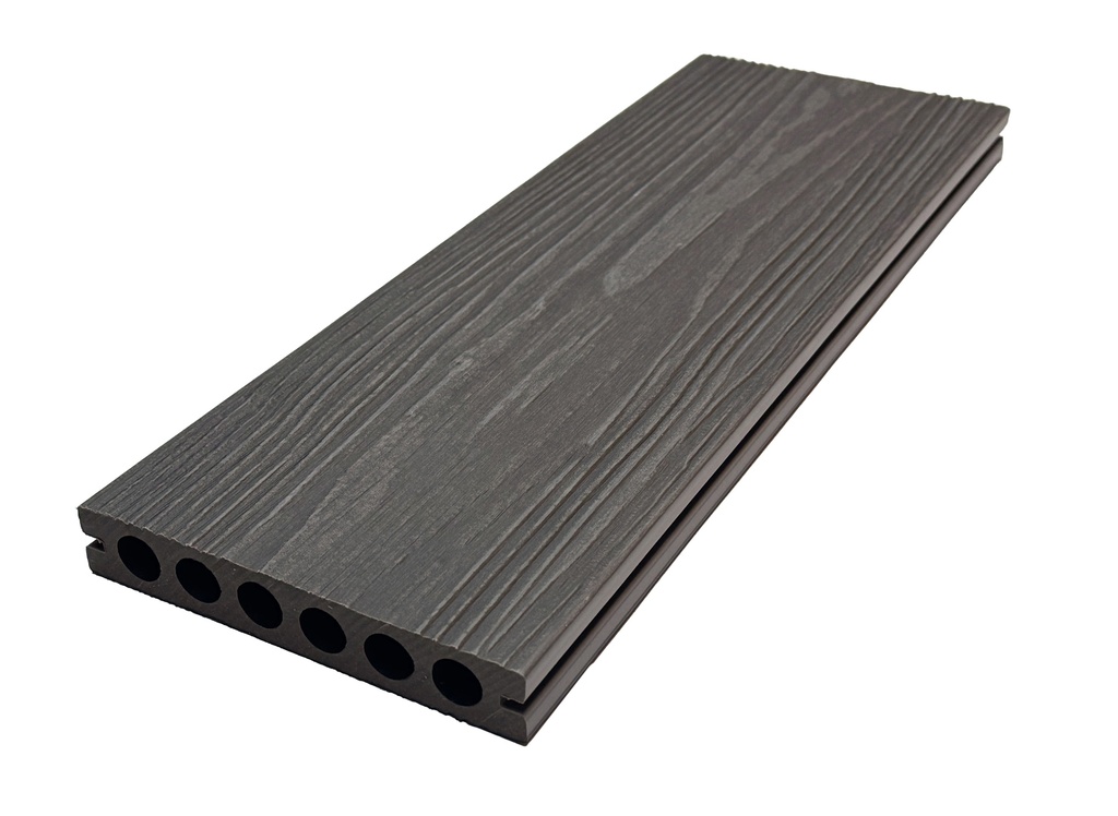 DuoDeck Co-Extrusie Grey - Coal | 2.3 x 13.5 x 400cm | 2 kleurcombinaties