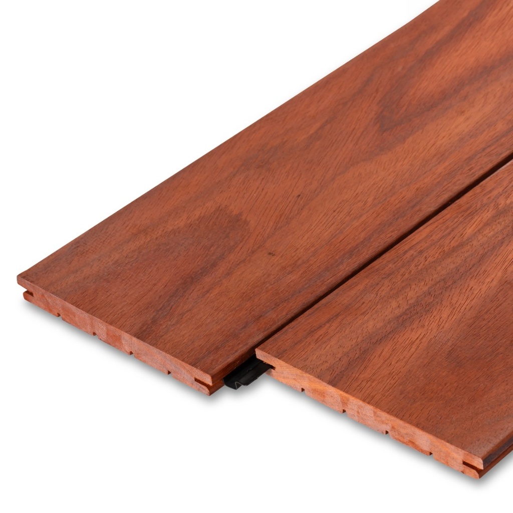 Padouk B-FIX vlonderplank 2.1x14.3cm | glad en geschaafd