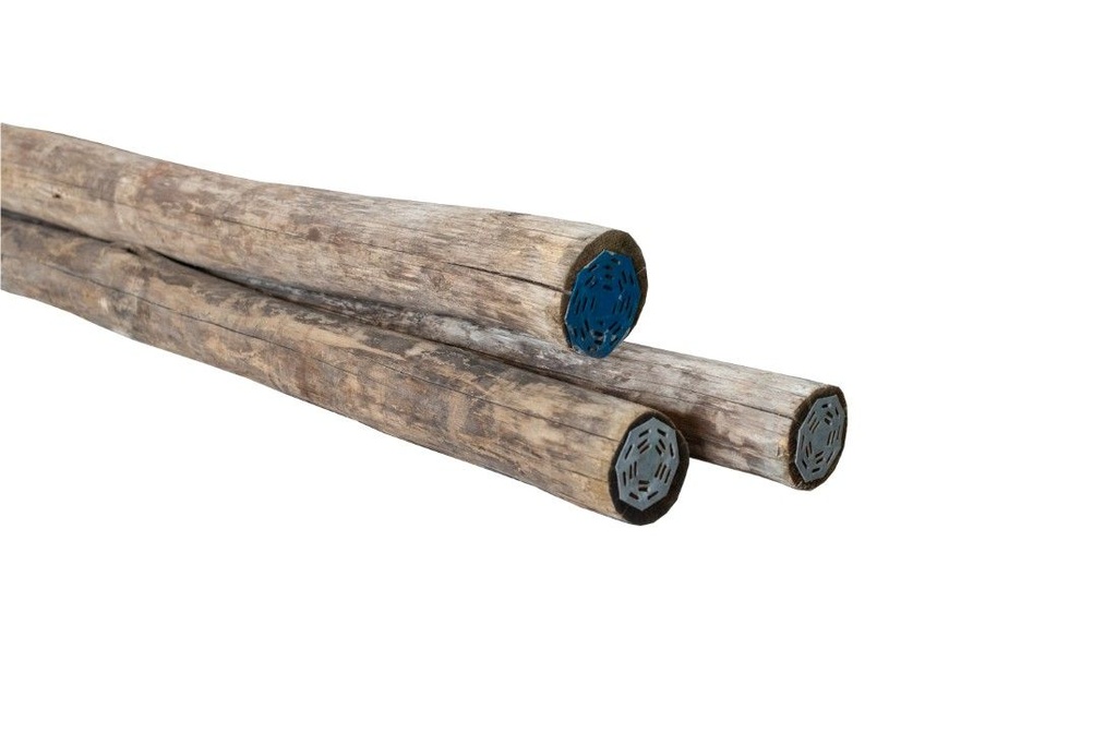 Strandpaal robinia rondhout | Ø10-12cm / 140cm | geschild en gepunt (kopie)