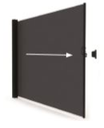 Luxxout Inova screen | 120 tot 230cm hoog &amp; tot 400cm uitval