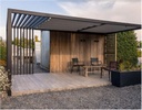 Luxxout Terrasoverkapping Solem Tibelly | tot 400cm breed &amp; 500cm uitval