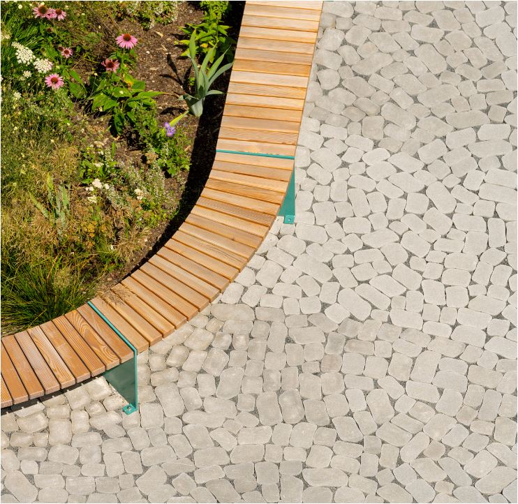 Concrete Cobble Stone | 8cm dik, 2 uitvoeringen in een mix van 13 maten steen