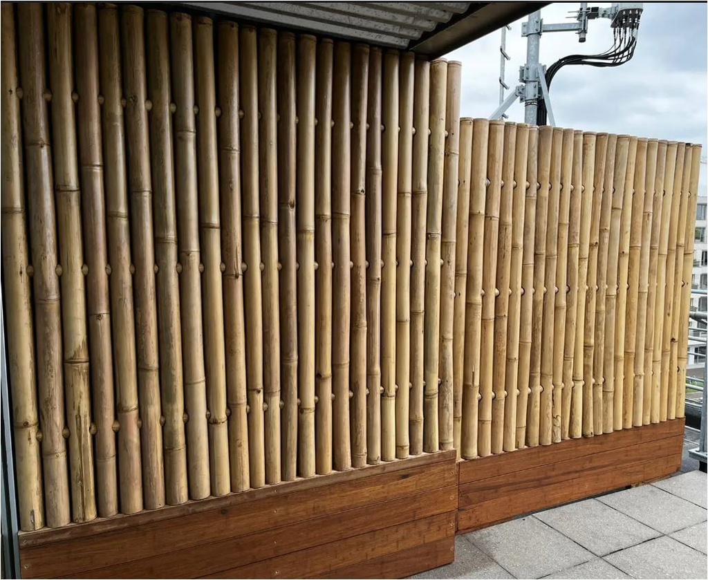 Bamboe schutting naturel | 5 hoogte maten leverbaar