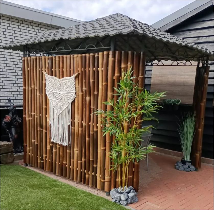 Bamboe schutting naturel | 5 hoogte maten leverbaar