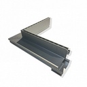 Alu Side Drain 40 | Binnenhoek | Grey