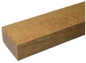 Azobé hardhout regel | 5.0x10x300cm | vers en fijnbezaagd
